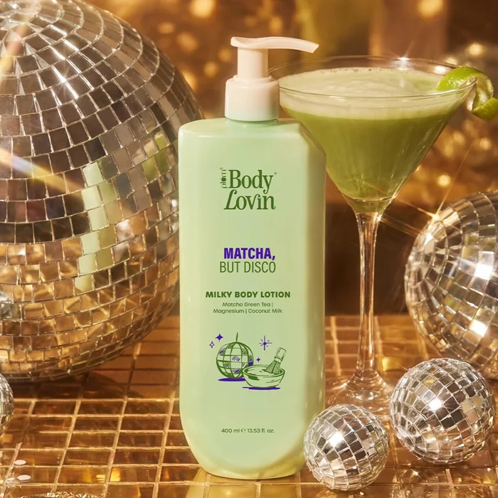 Plum Matcha, But Disco Milky Body Lotion by BodyLovin’