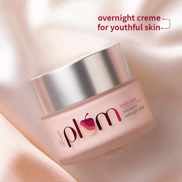 Plum Bright Years Restorative Overnight Crème For Mature Skin