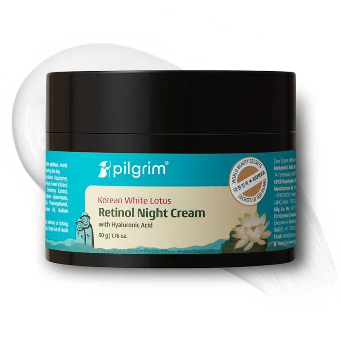 Pilgrim Retinol Night Cream with Vitamin C & Hyaluronic Acid