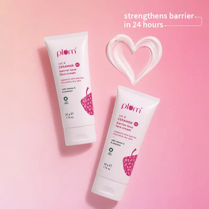 Plum Oat & 1% Ceramide Face Cream For Dry Skin