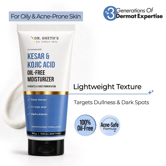Dr. Sheth’s Kesar & Kojic Acid Oil Free Moisturizer