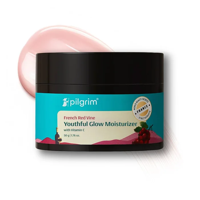 Pilgrim Red Vine Youthful Glow Moisturizer with Vitamin C