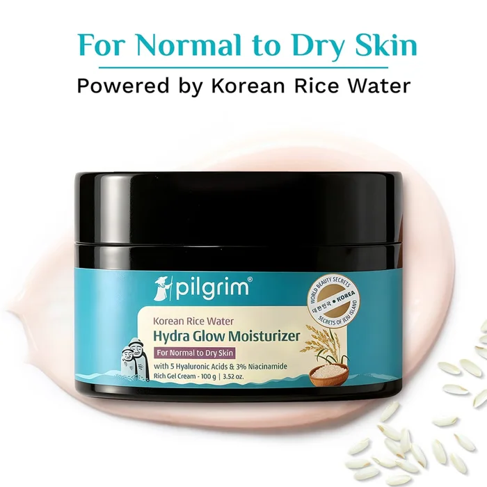 Pilgrim Korean Rice Water Hydra Glow Moisturizer — For Dry Skin